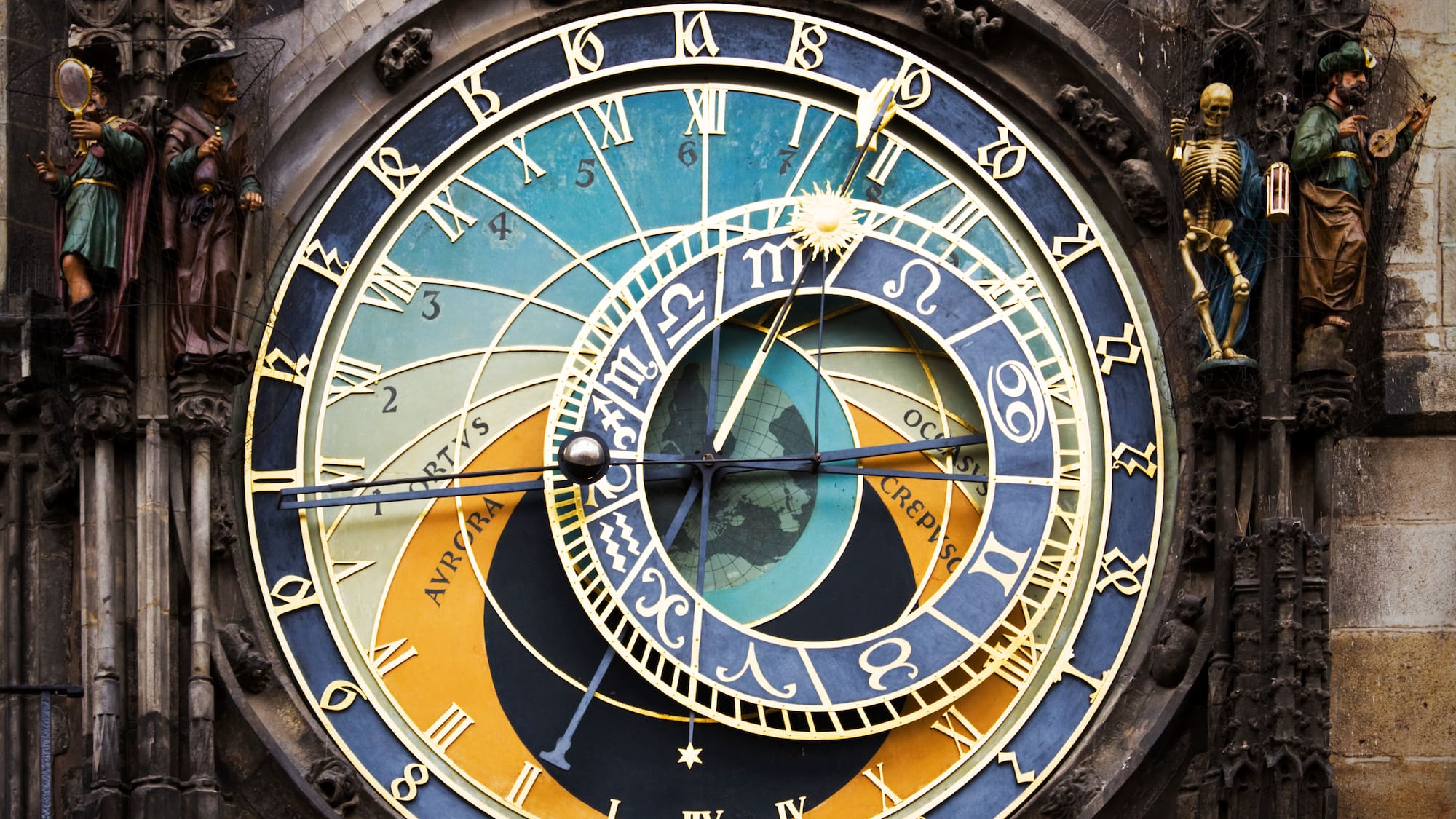 a clock on a building