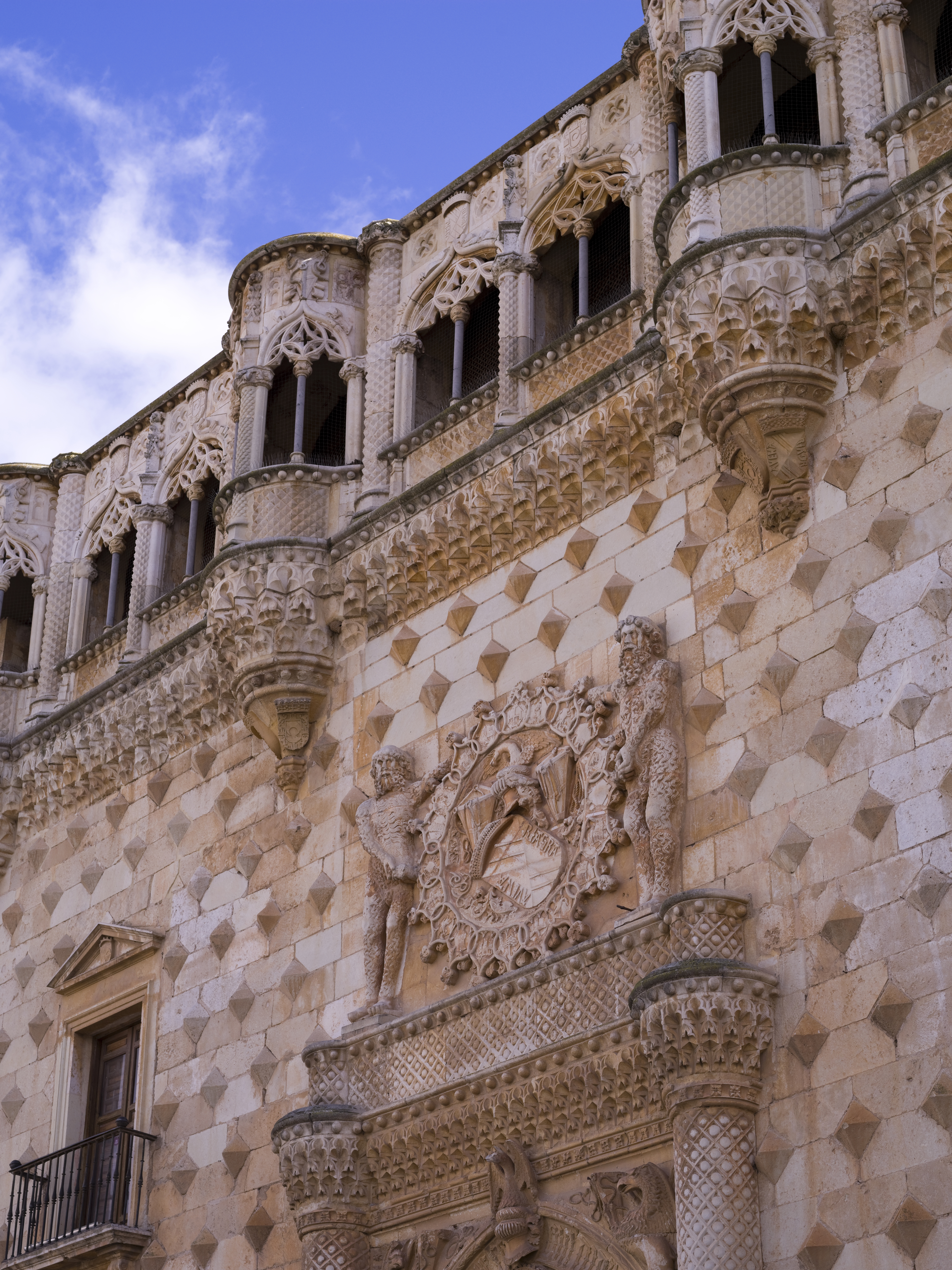 a stone building with ornate carvings