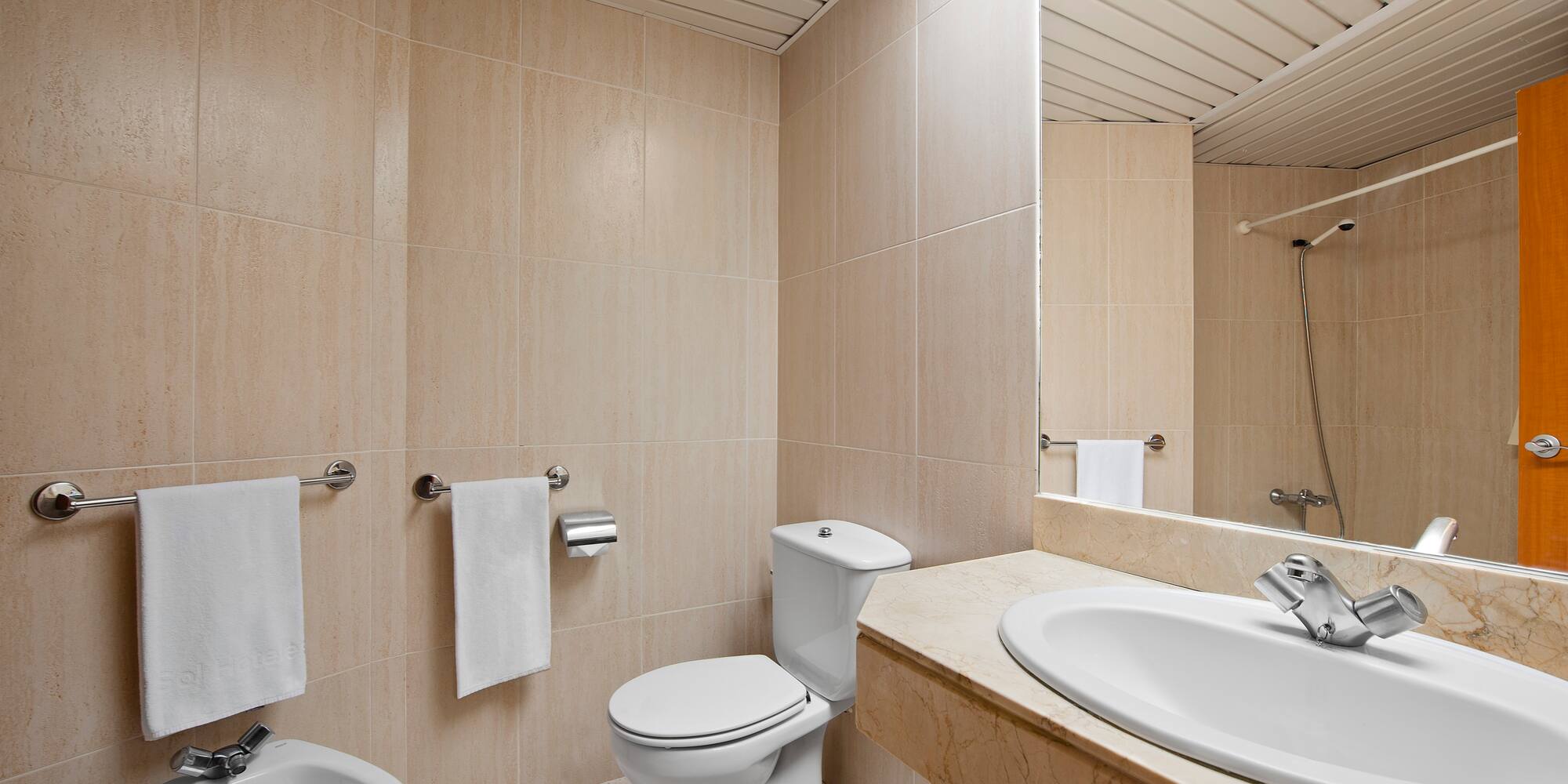 a bathroom with a sink and toilet