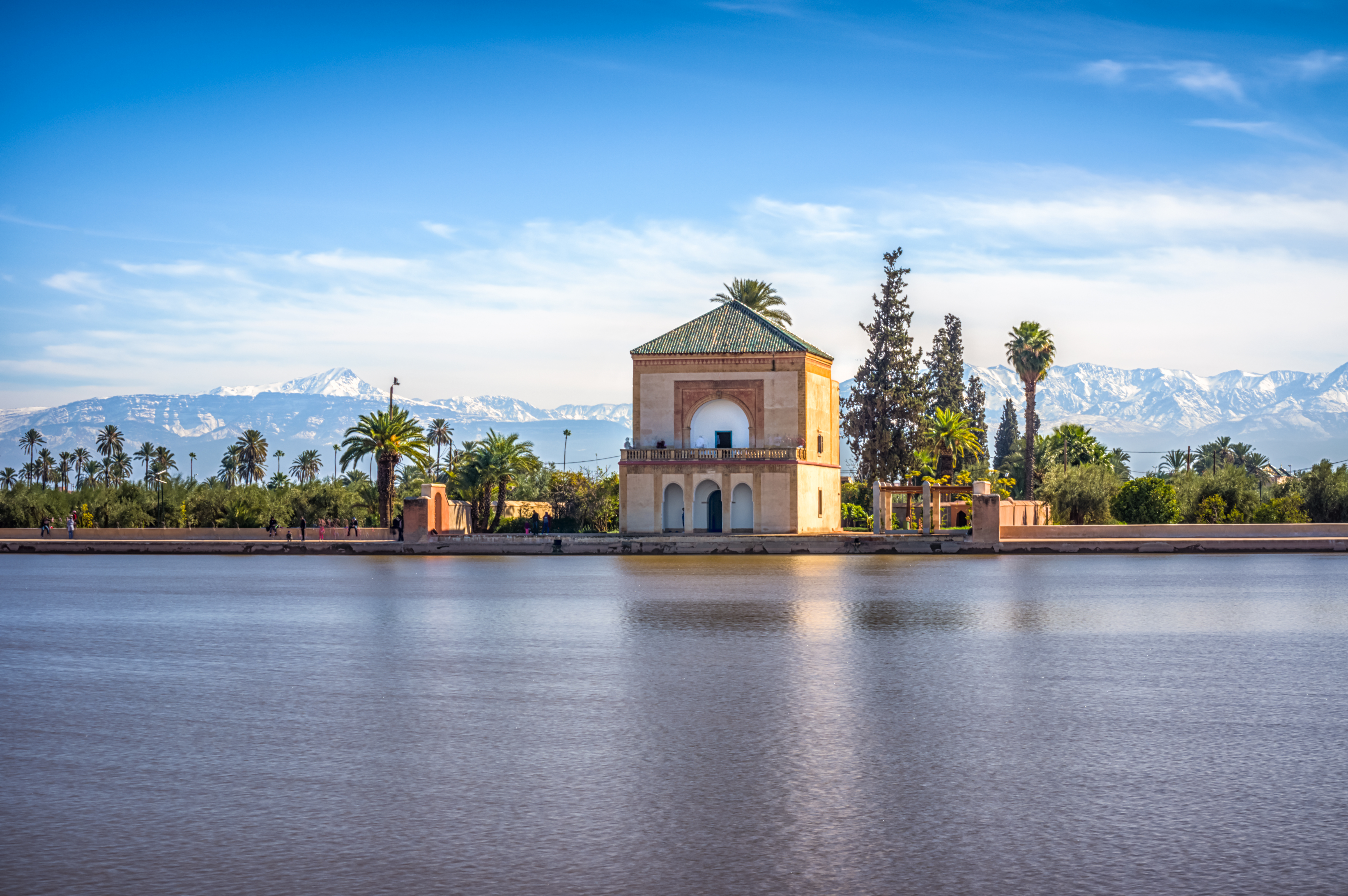 a building on the water