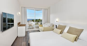 a room with a bed and a couch