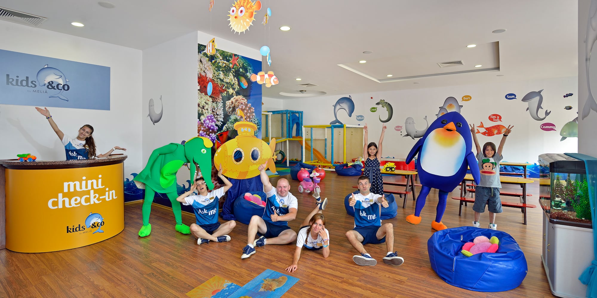 a group of people posing for a photo