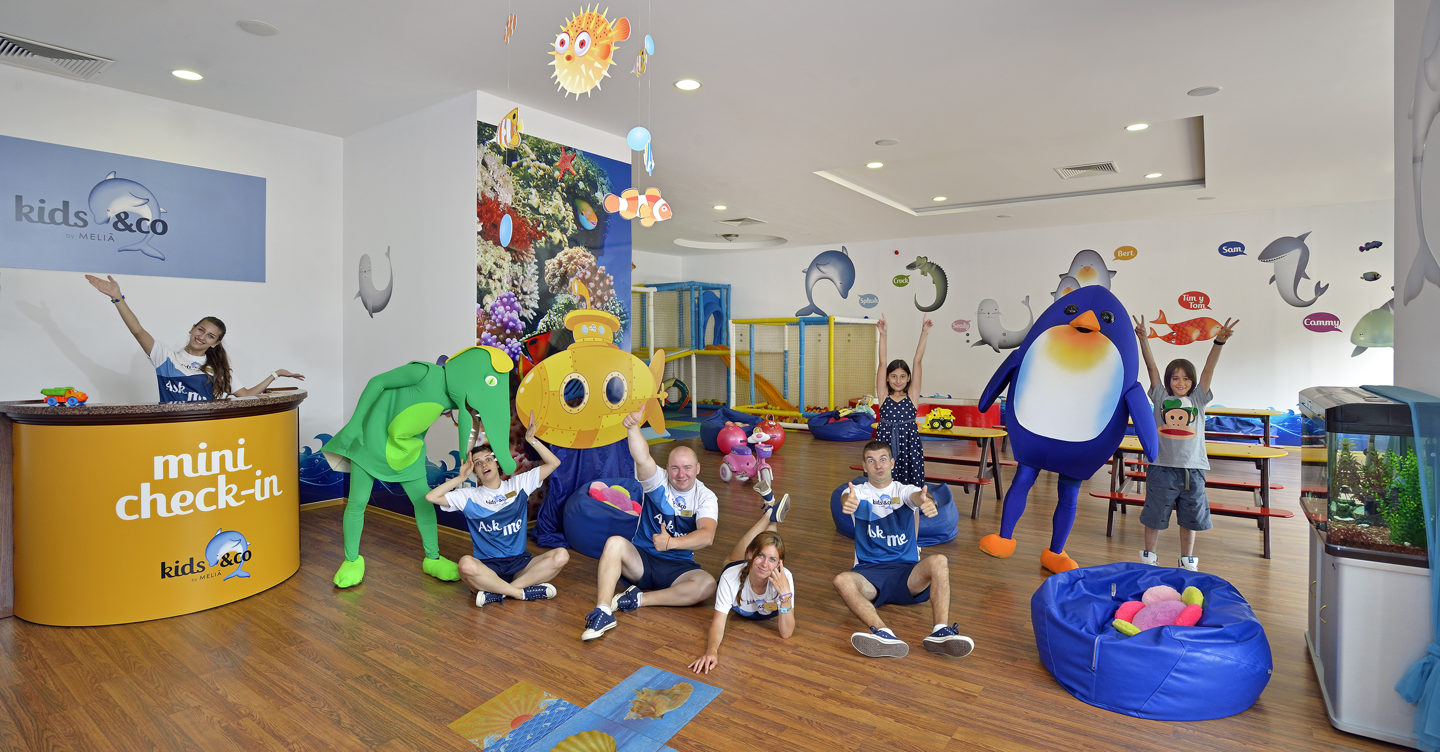 a group of people posing for a photo