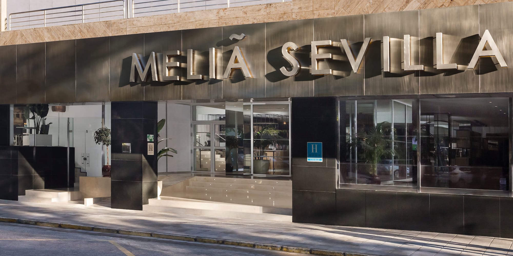 a building with a sign on the front