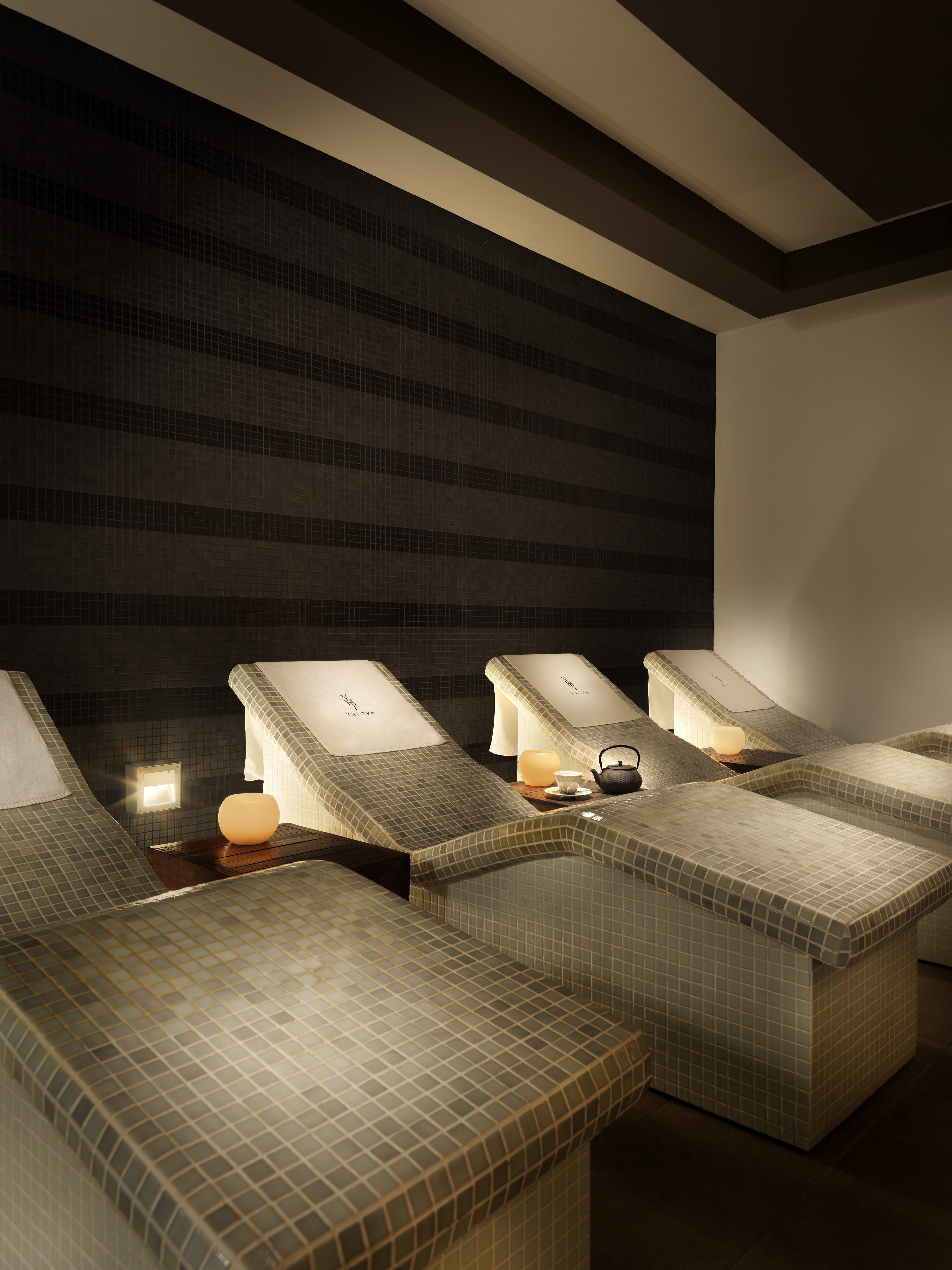 a group of chairs in a room