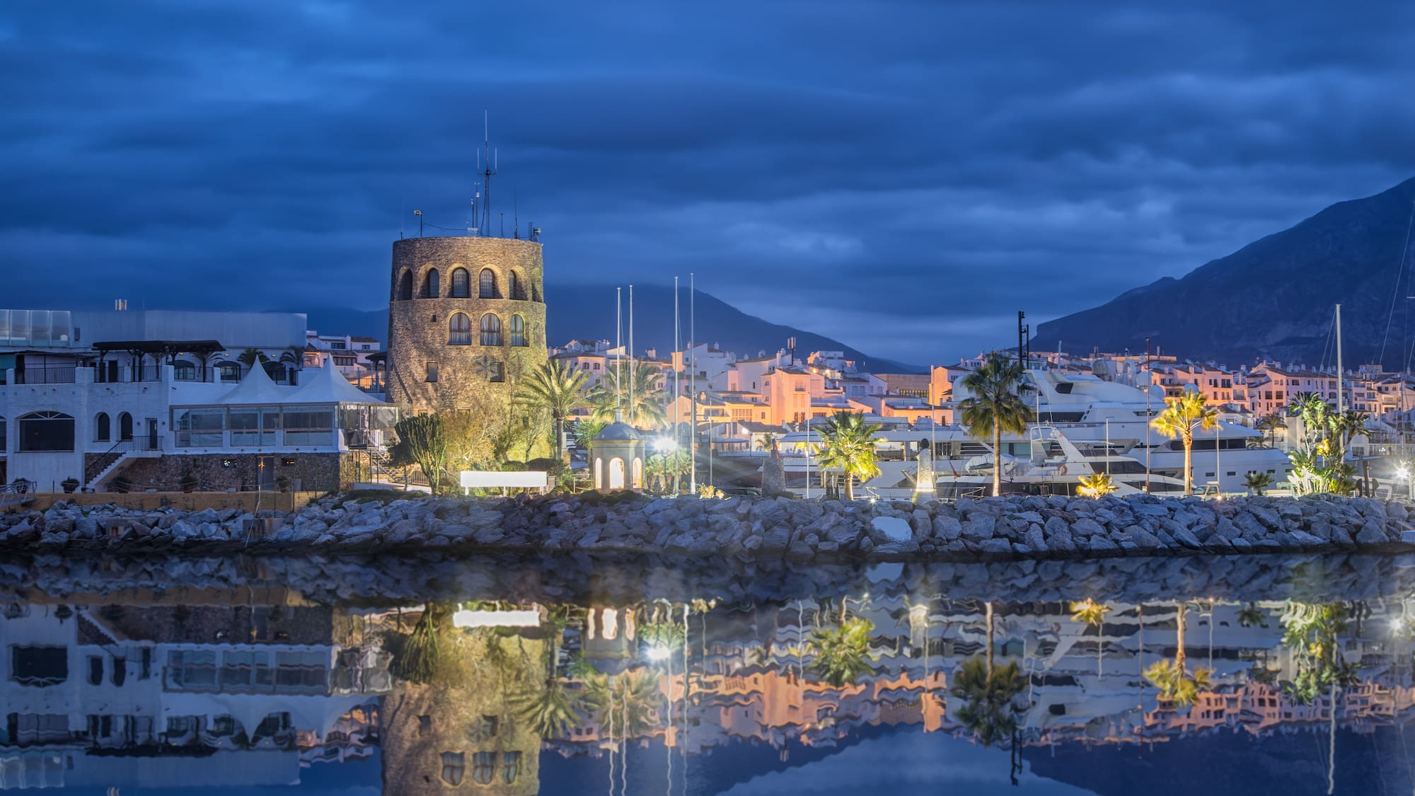 a city next to water