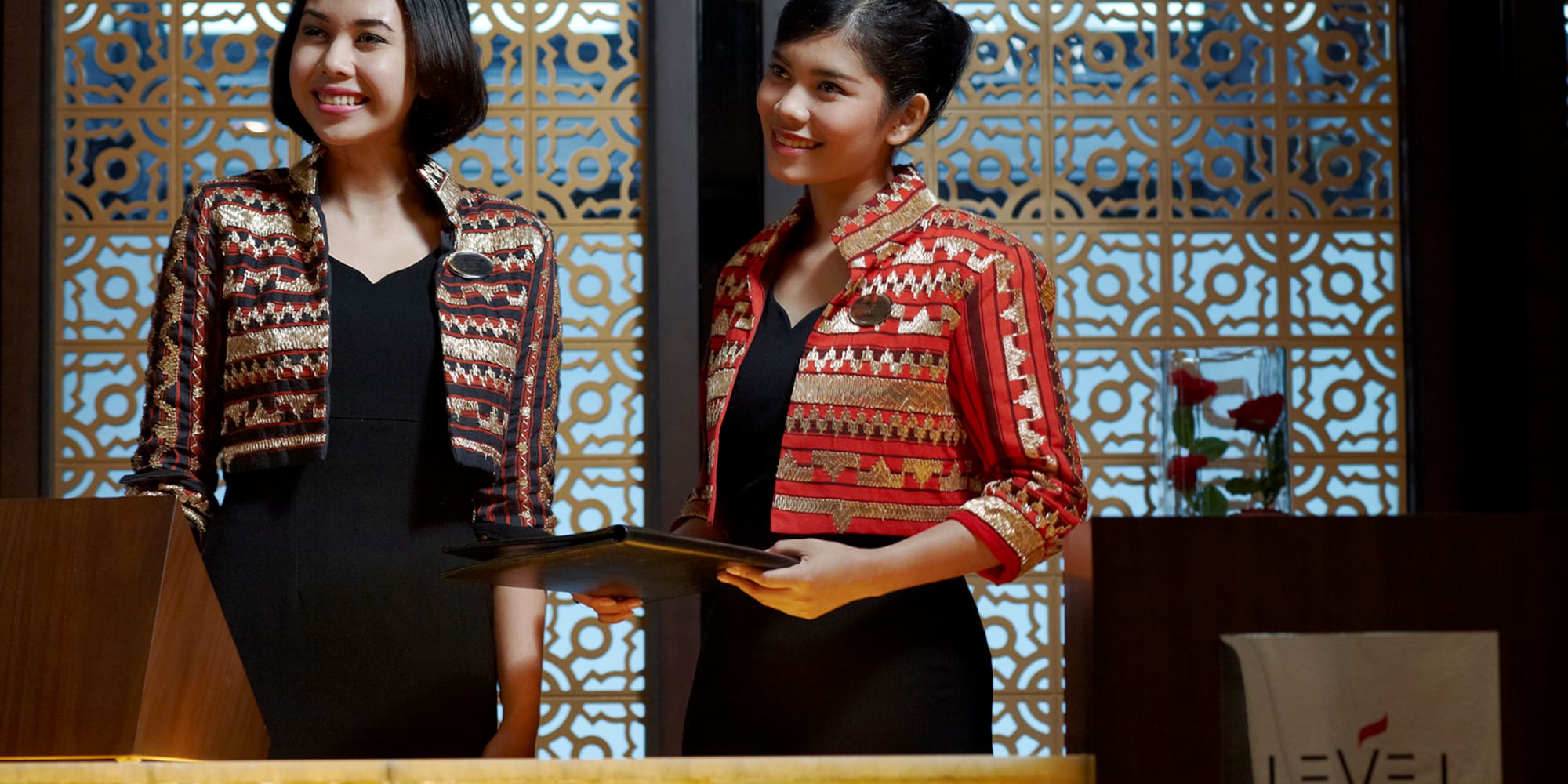 two women standing next to each other