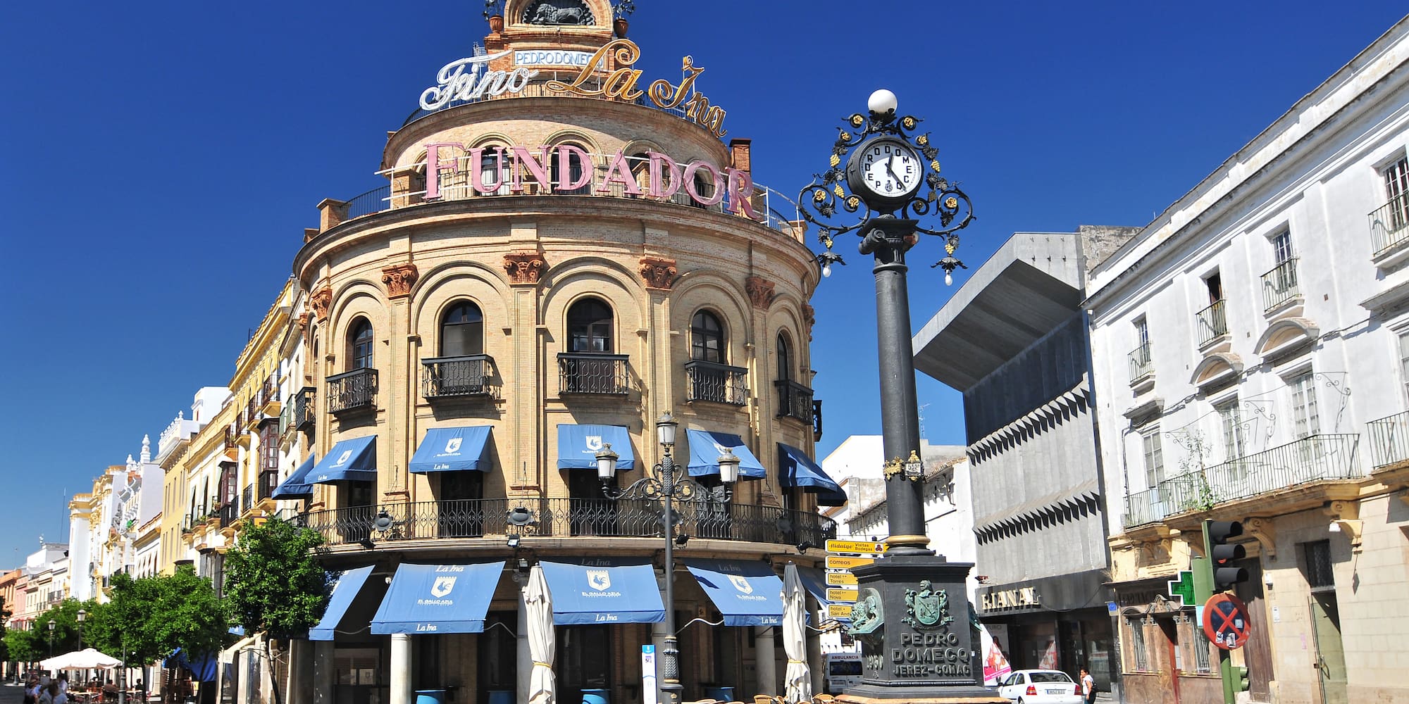 a building with a clock on the side