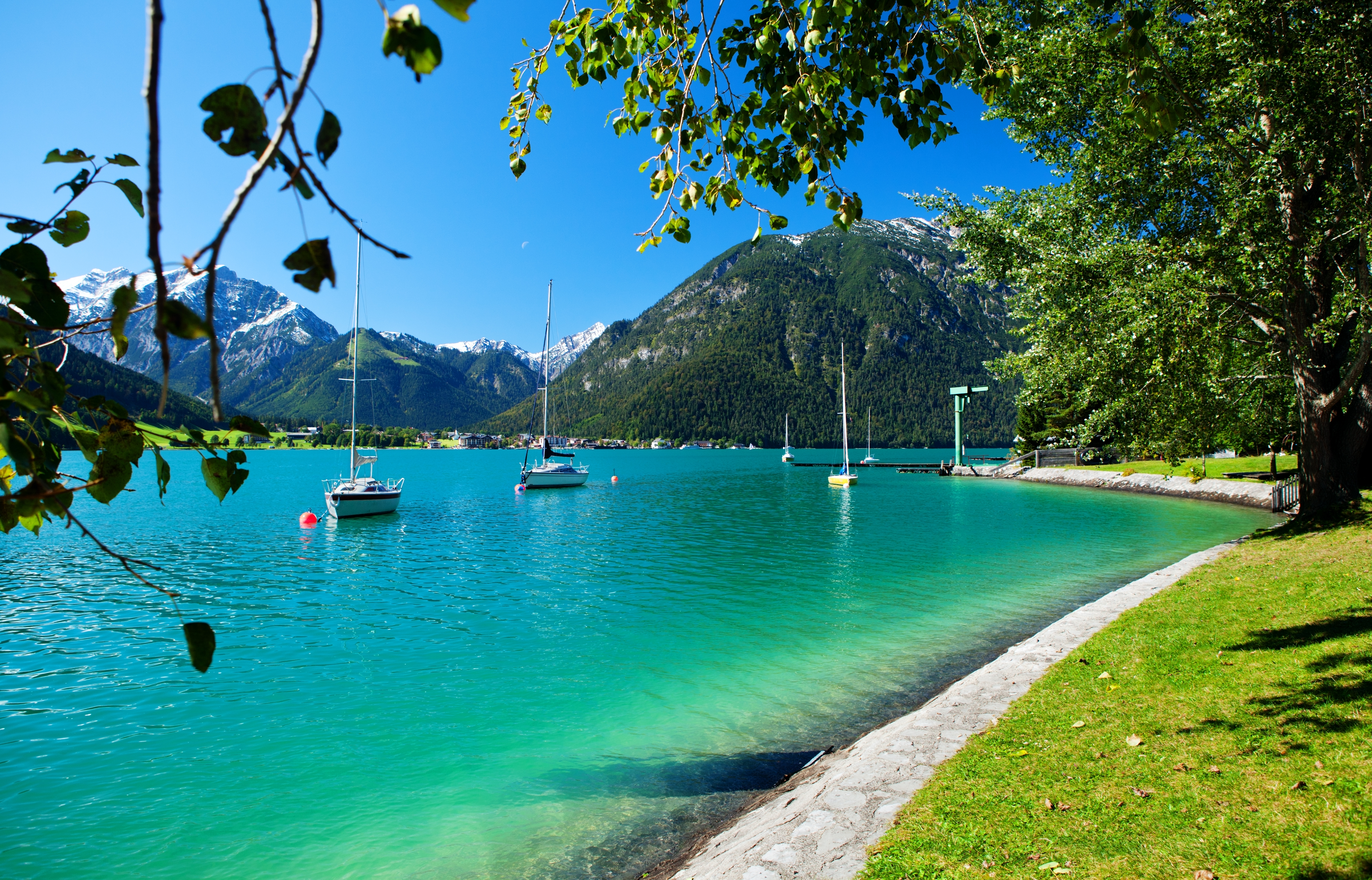 boats on a body of water