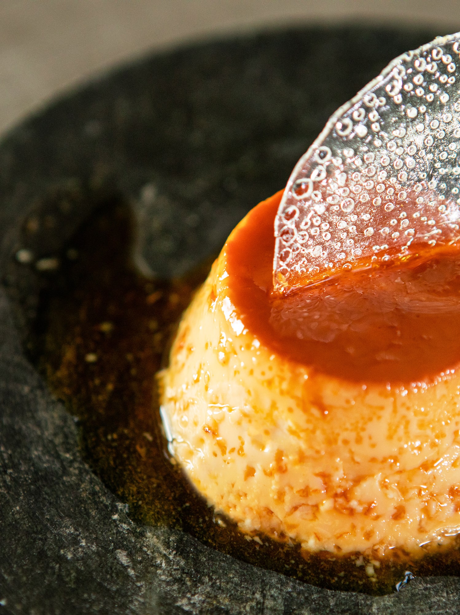 a close up of a dessert