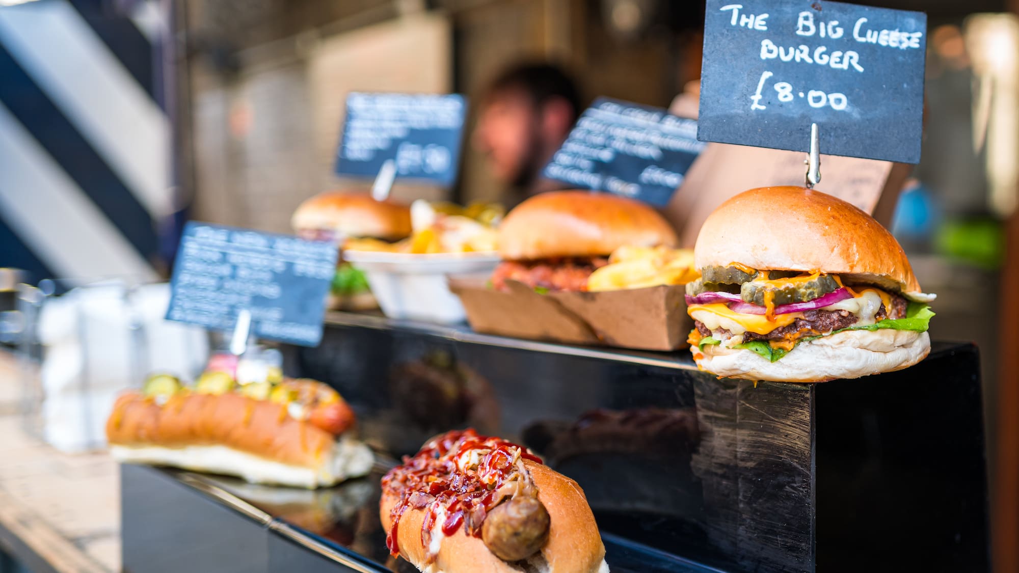 a plate of food on a table