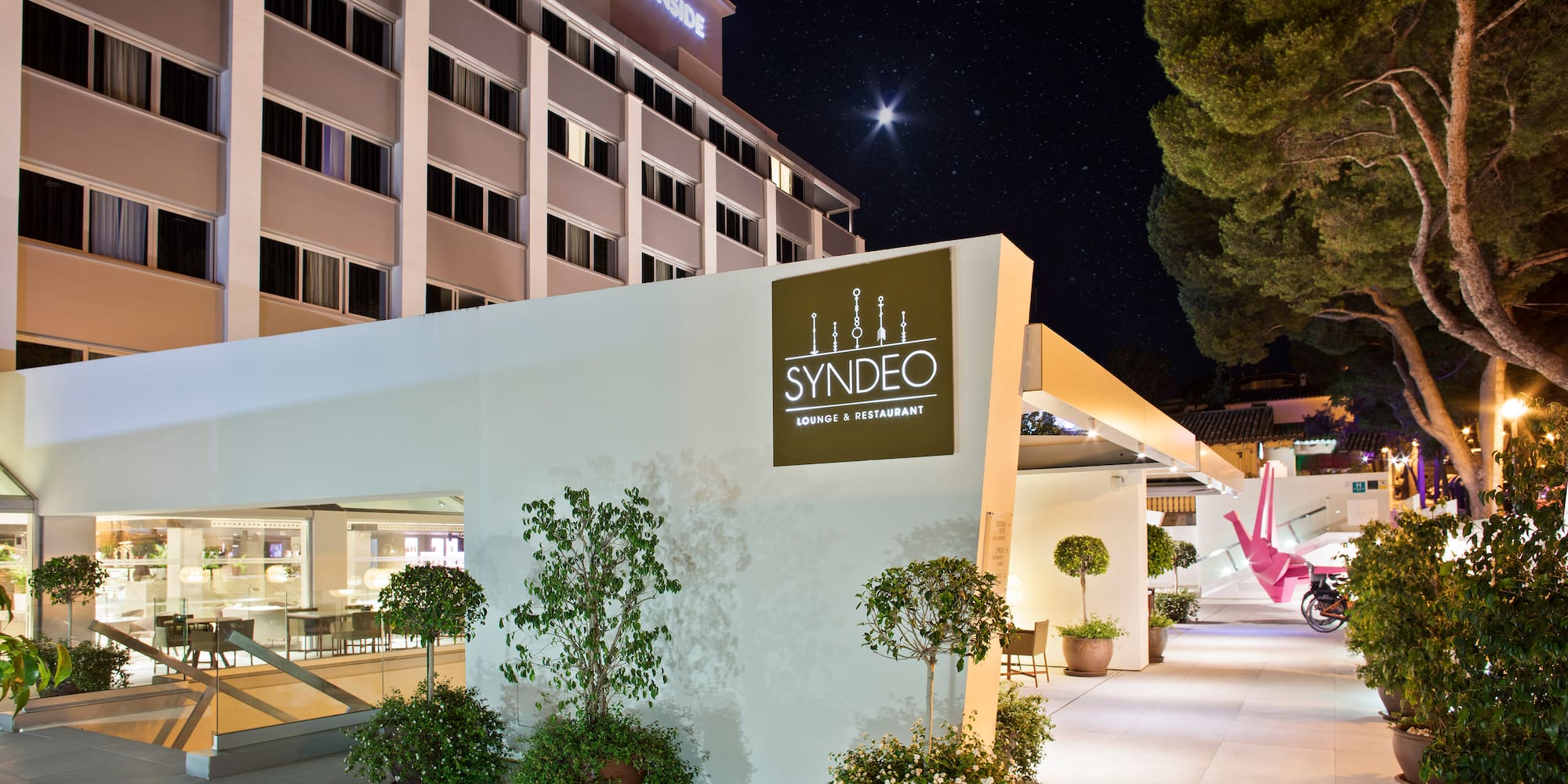 a building with a sign on the wall