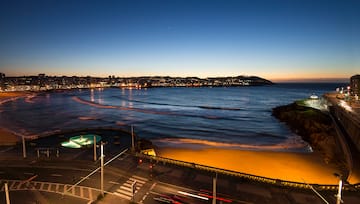 a city by the water