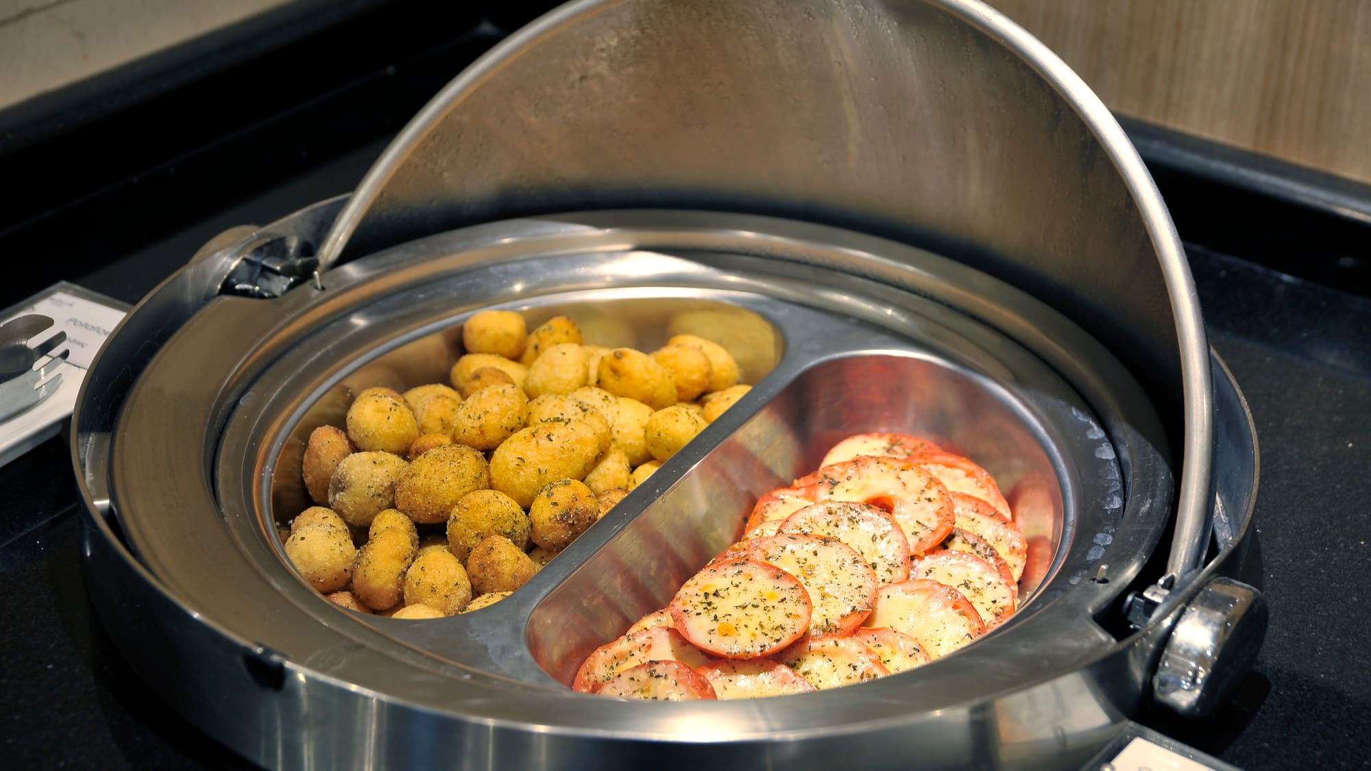 a food in a container