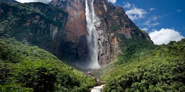 Angel Falls on a mountain