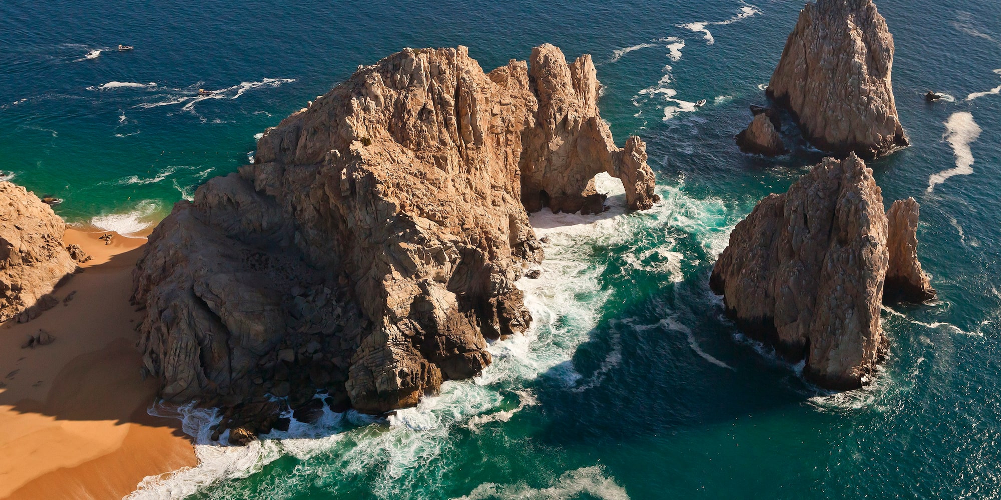 a rocky cliffs in the ocean