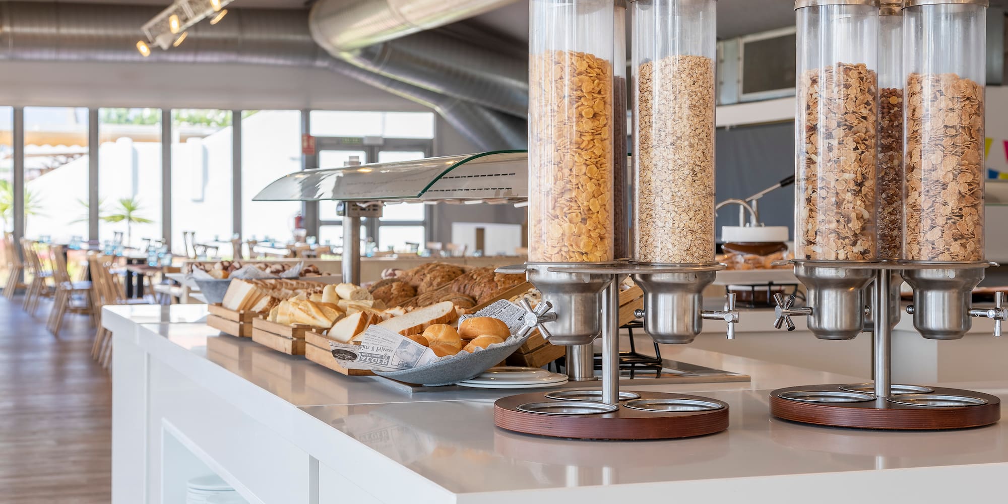 a food dispenser on a counter