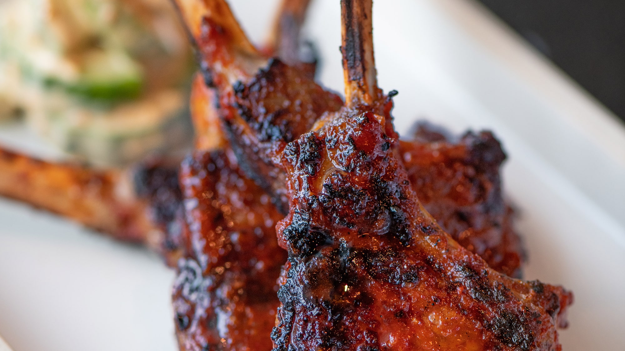 a plate of food on a table