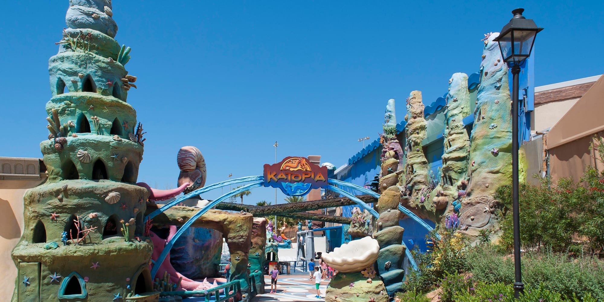 a walkway leading to a building