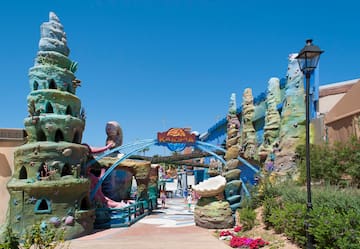 a walkway leading to a building