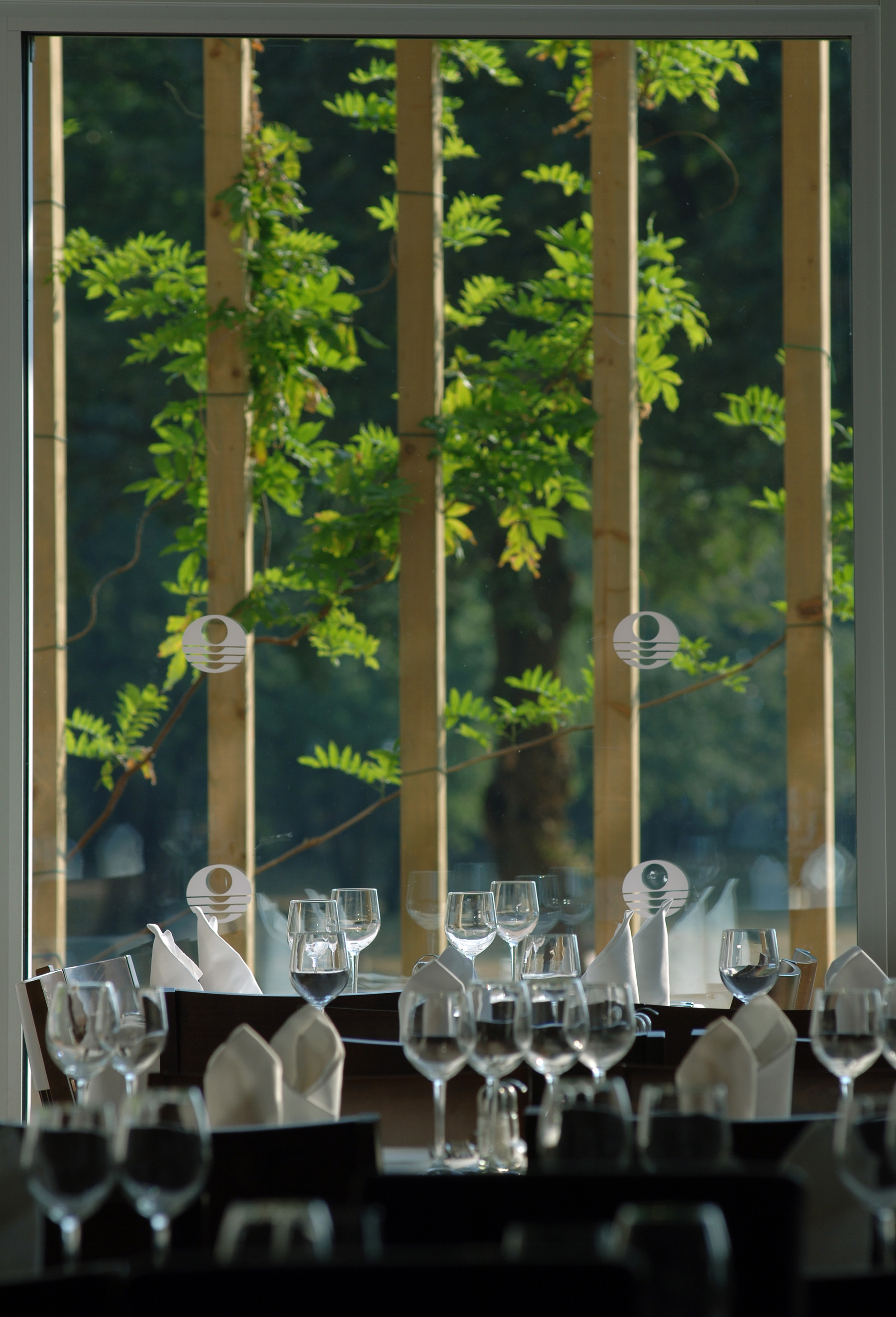 a table set for a dinner party