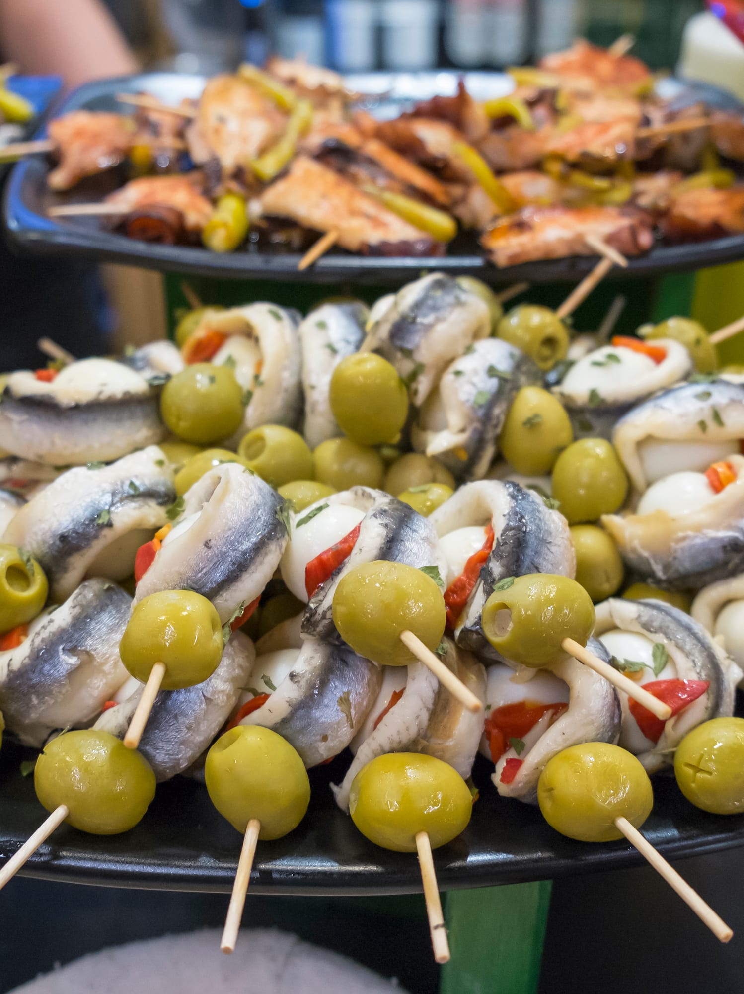 a plate of food on a table