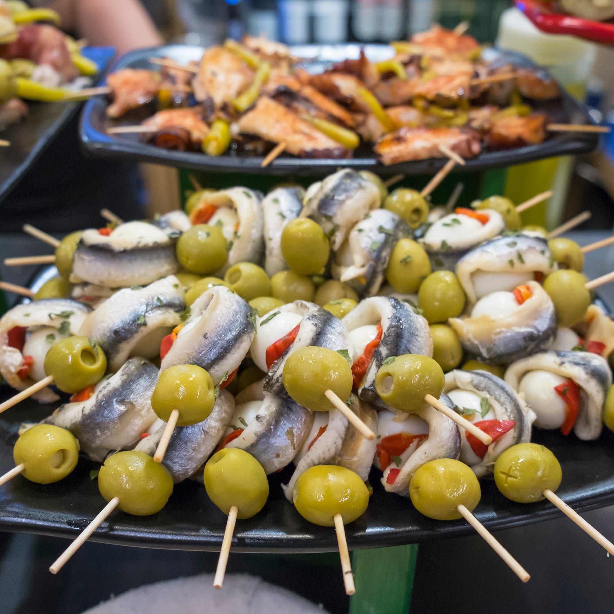 a plate of food on a table
