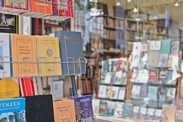 a shelf with books in it
