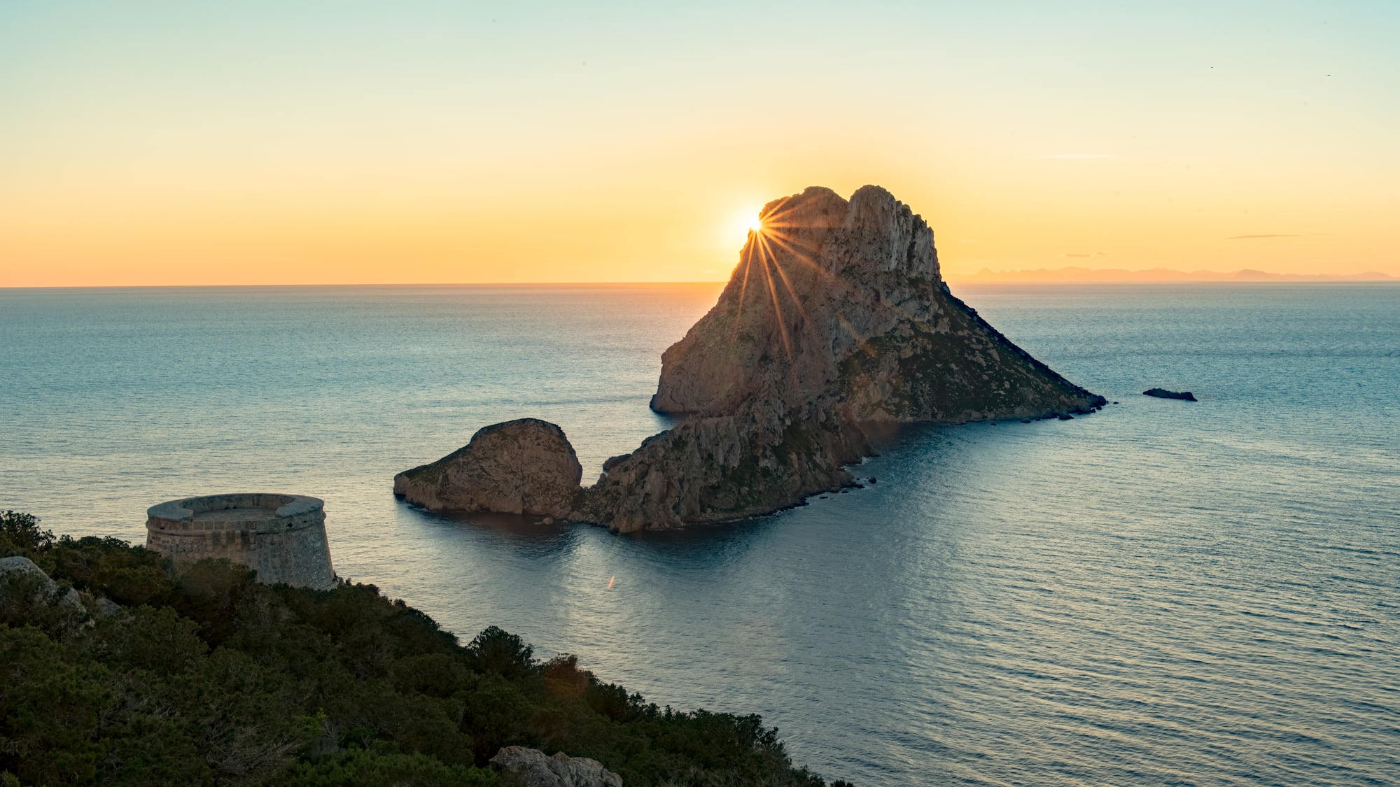 a rock formation in the water