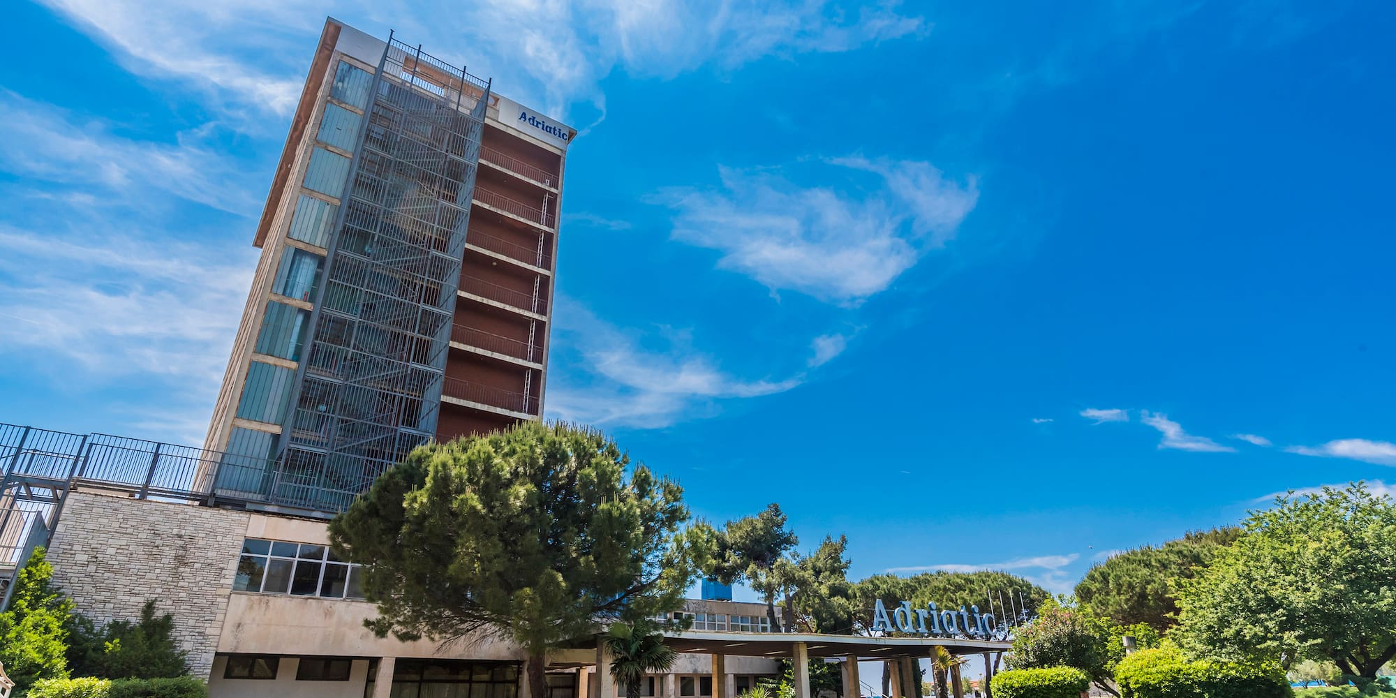 a building with a scaffolding on it