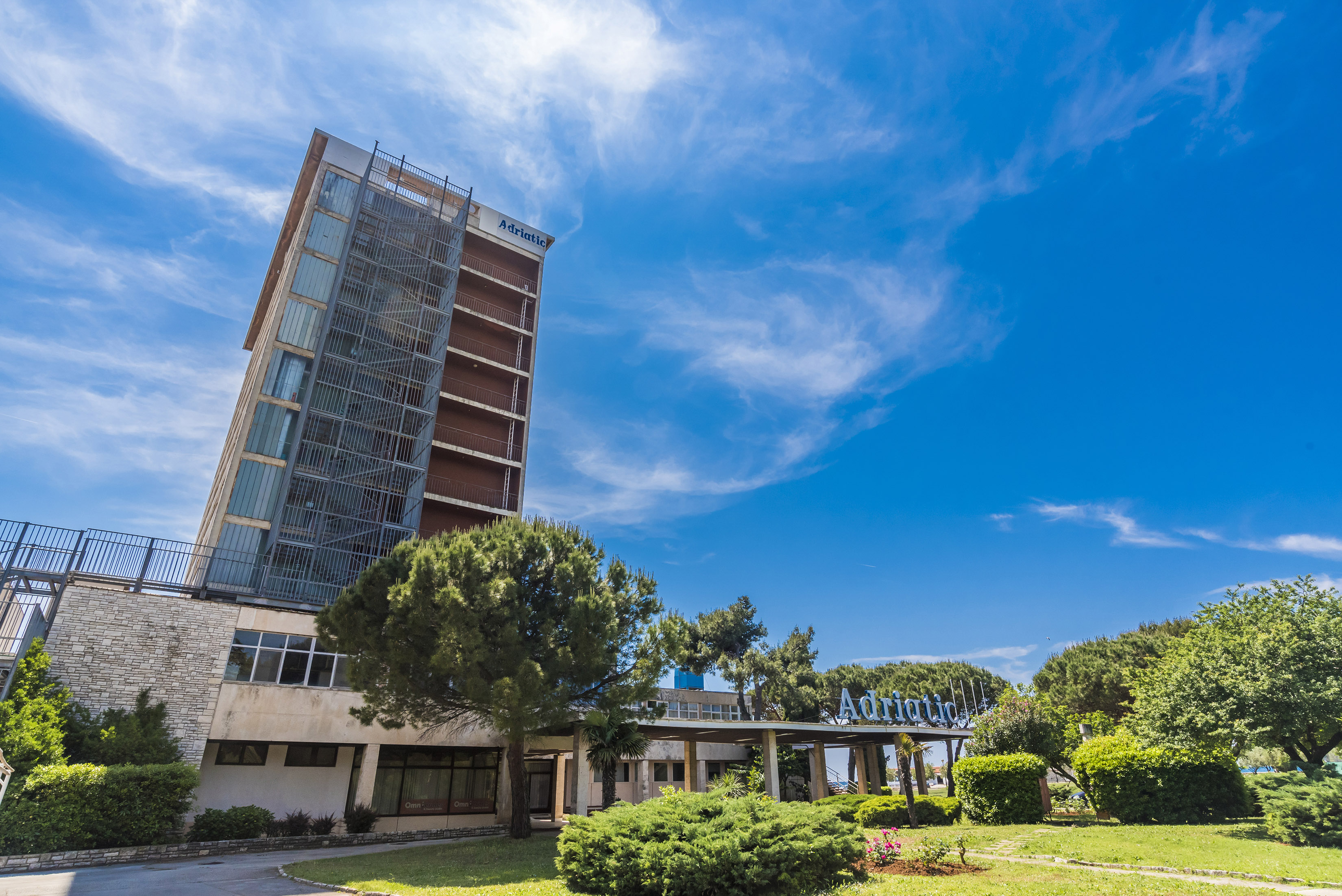 a building with a scaffolding on it