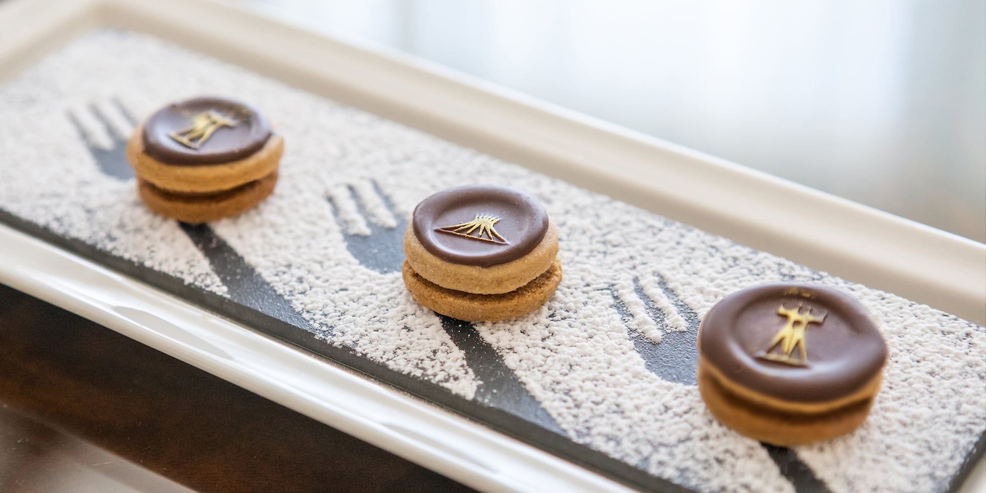 a group of cookies on a plate