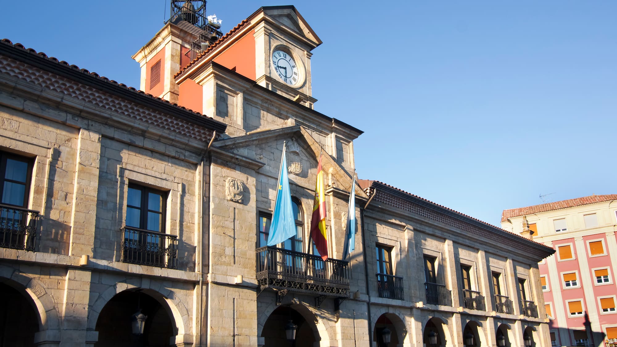 a building with a clock on the top