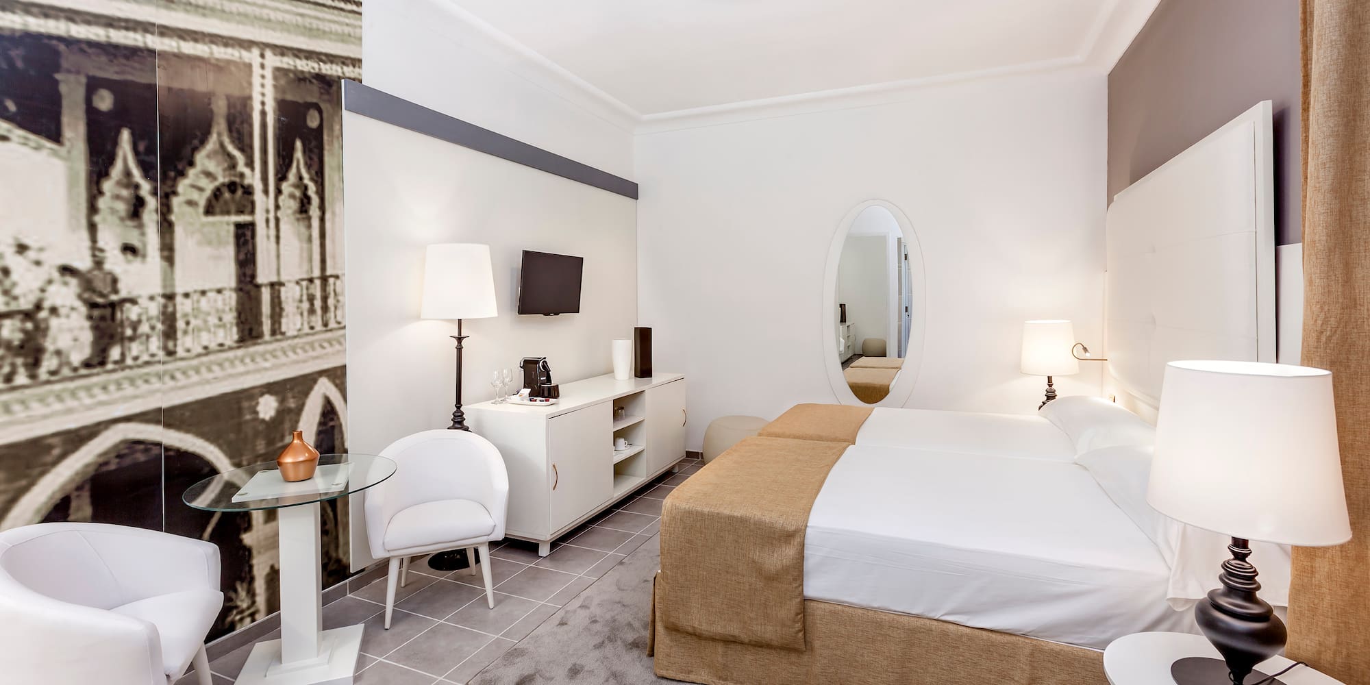 a light on the ceiling