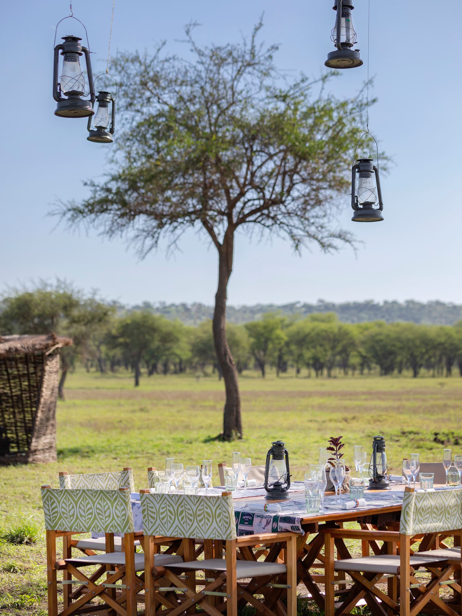 a table set for a dinner party