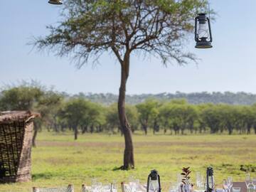 a table set for a dinner party