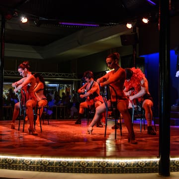 a group of people on a stage