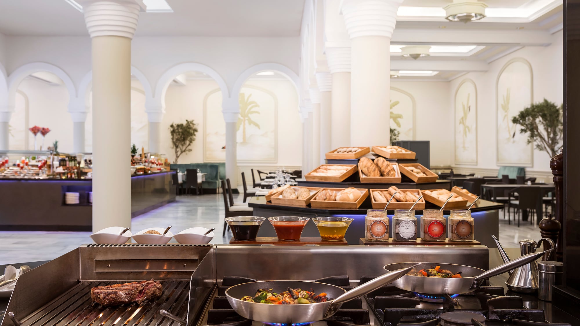 a food on the counter