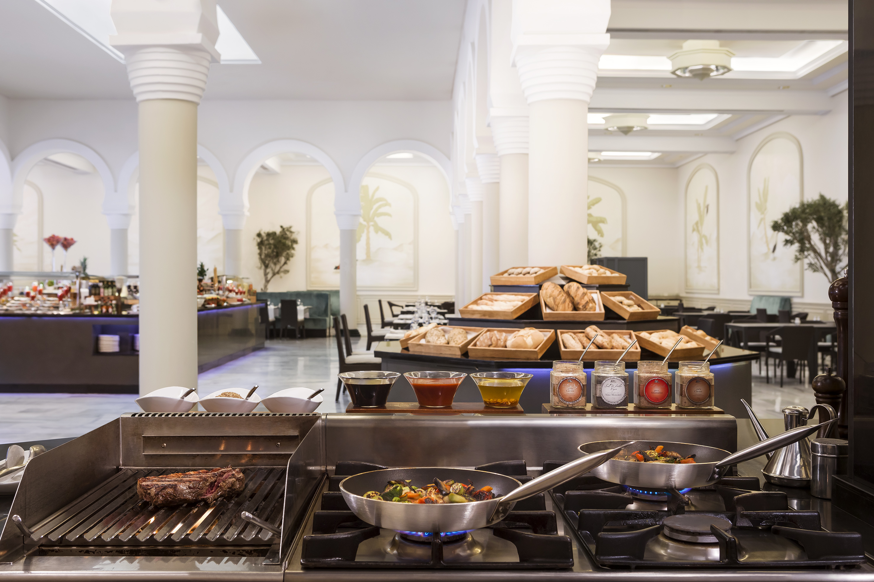 a food on the counter