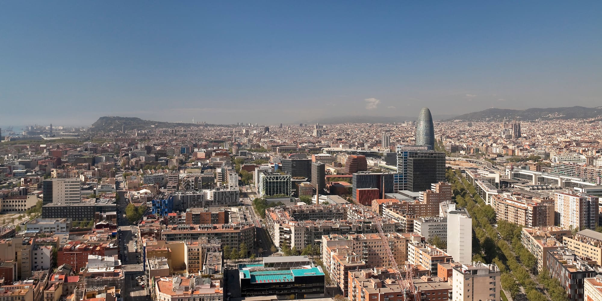 a city with many buildings