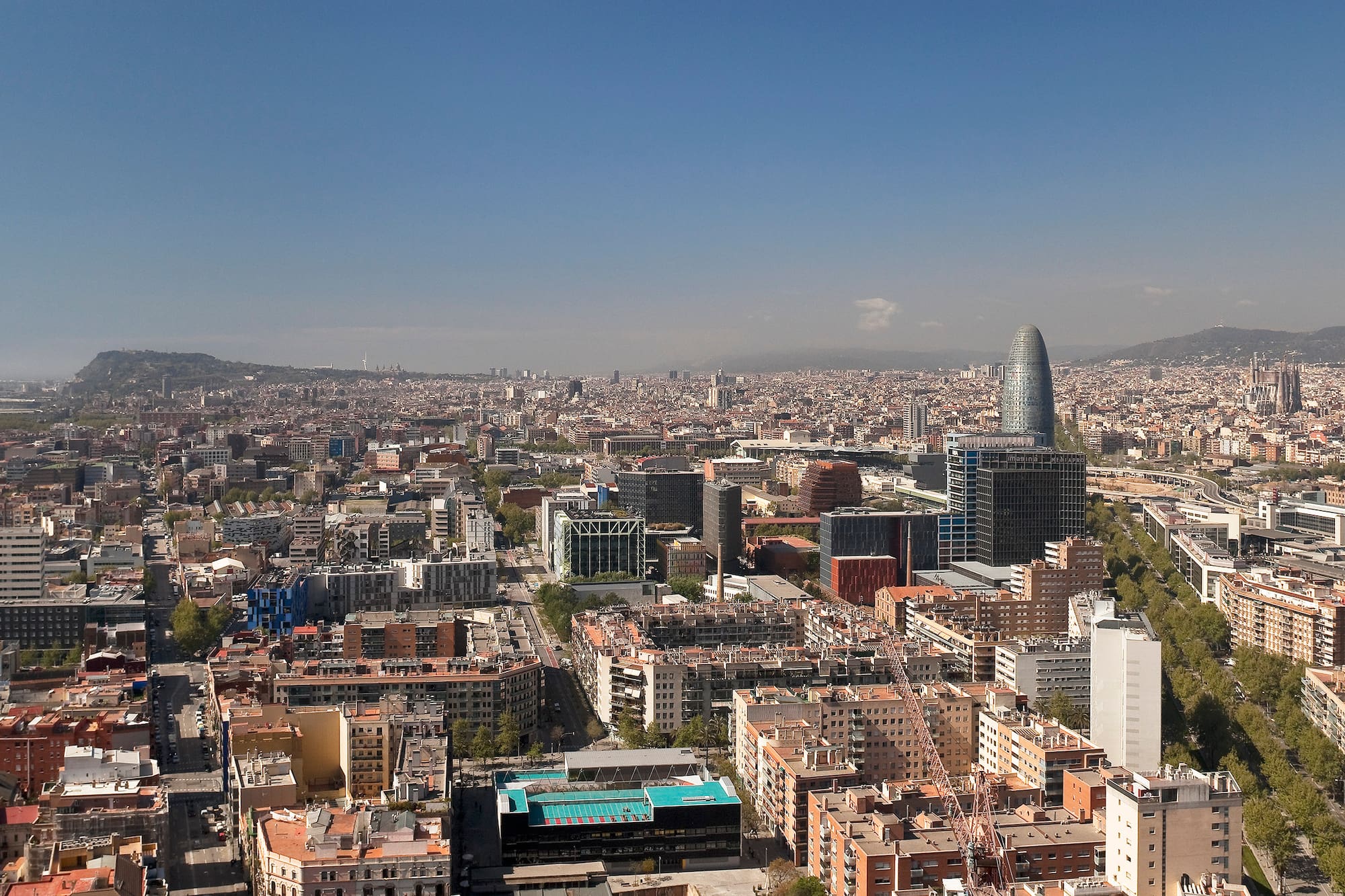 a city with many buildings