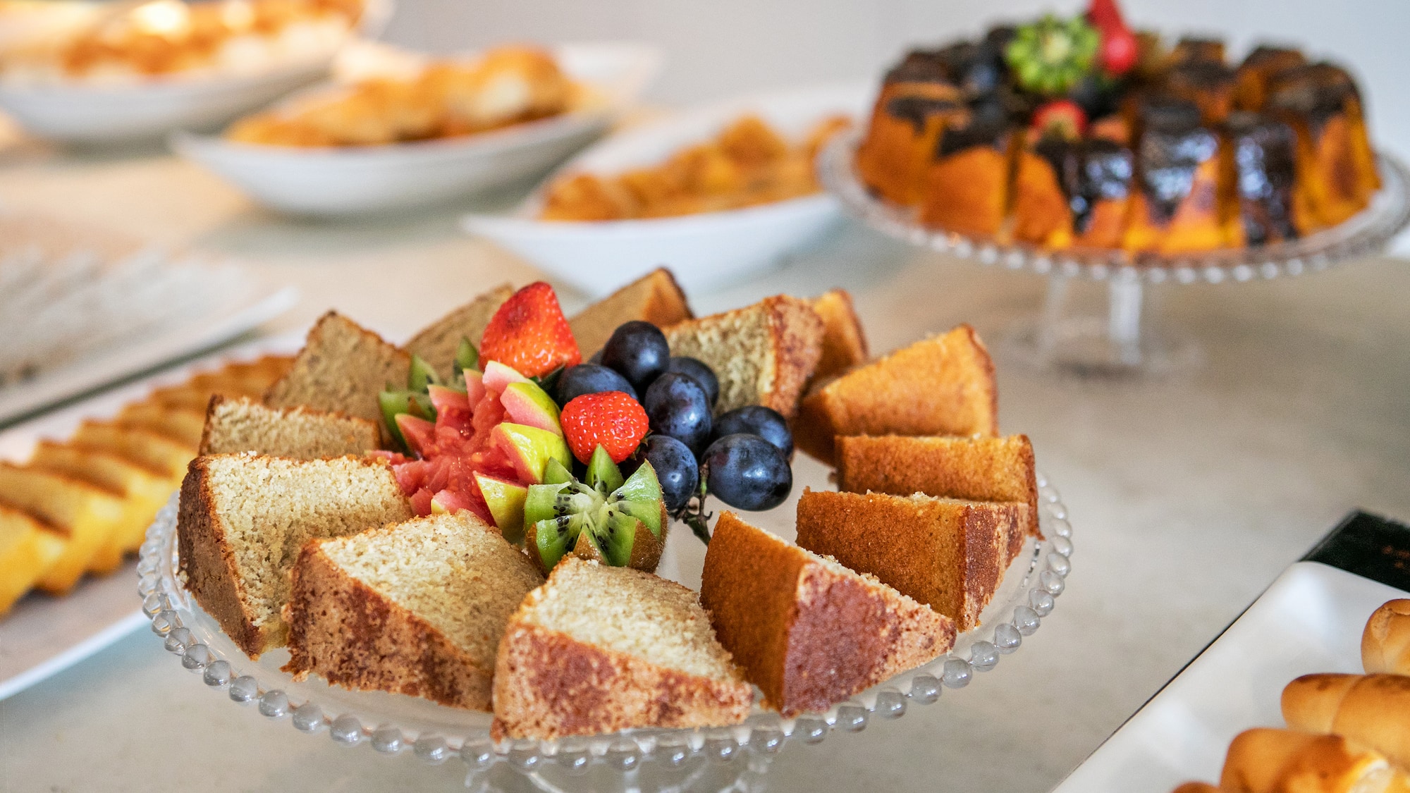 a plate of food on a table