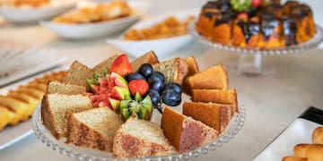 a plate of food on a table