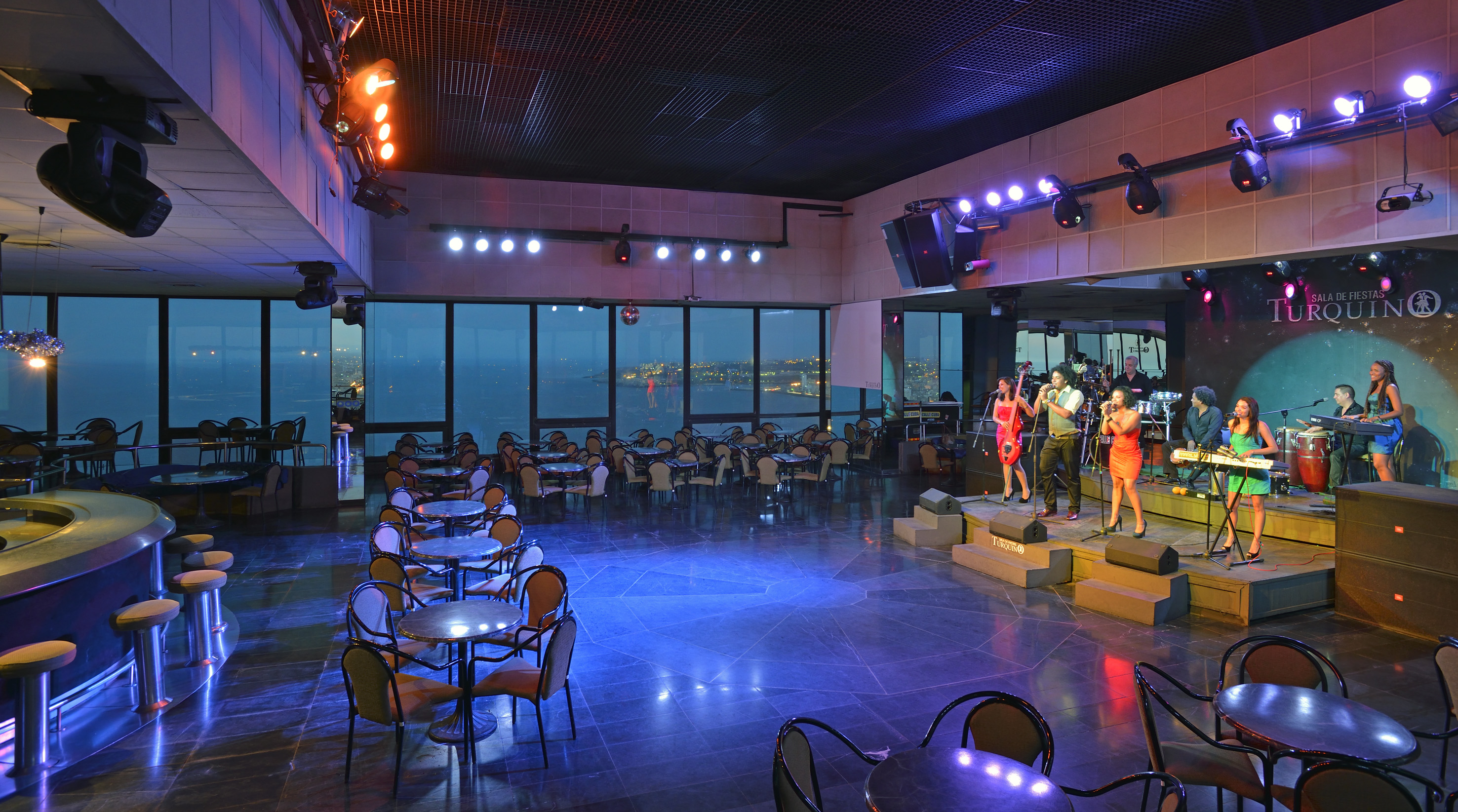 a group of people on a stage