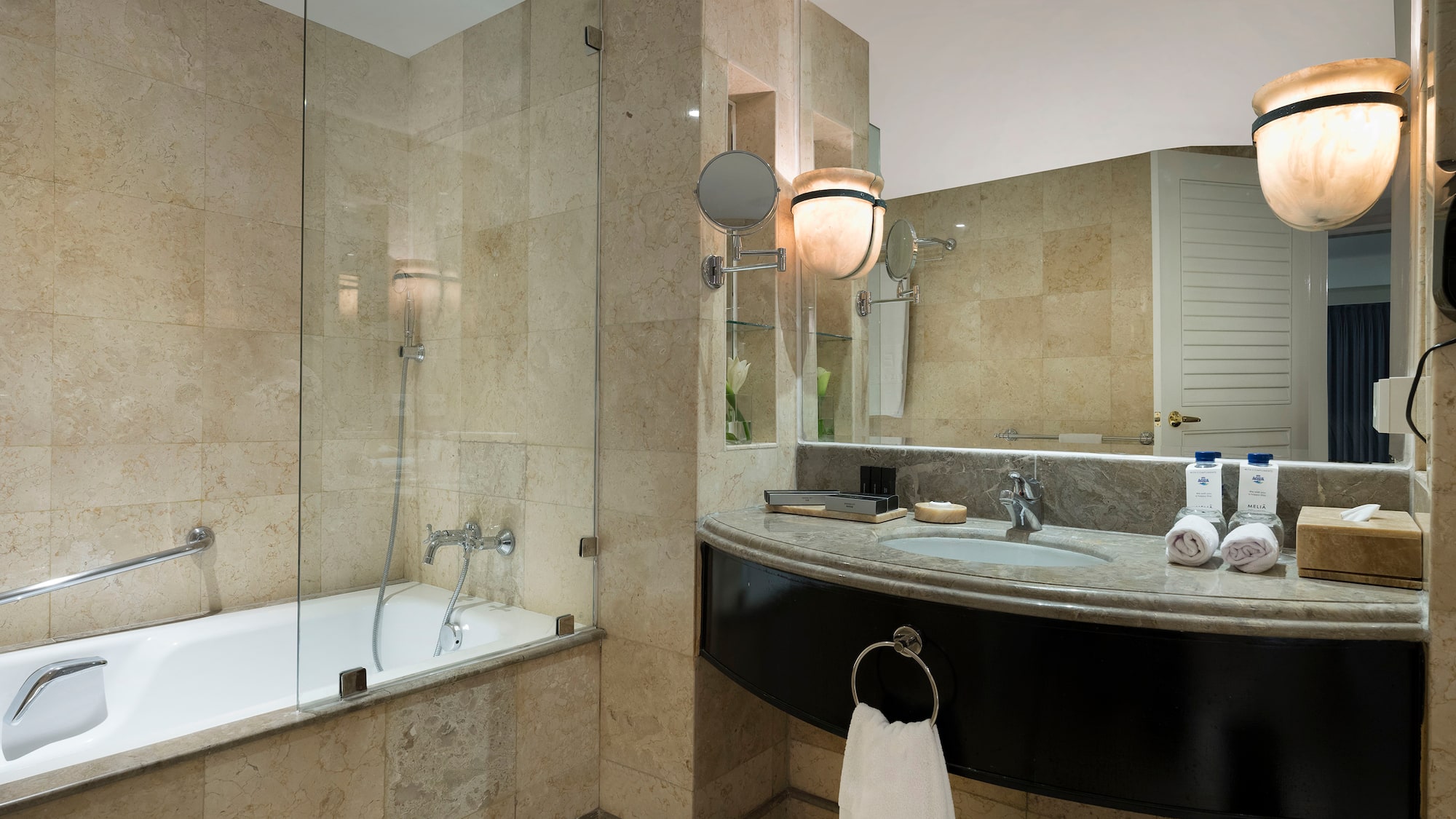 a bathroom with a sink and a bathtub