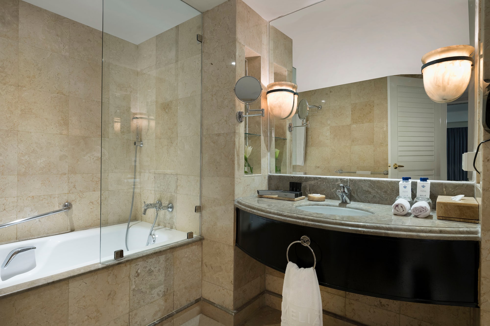 a bathroom with a sink and a bathtub