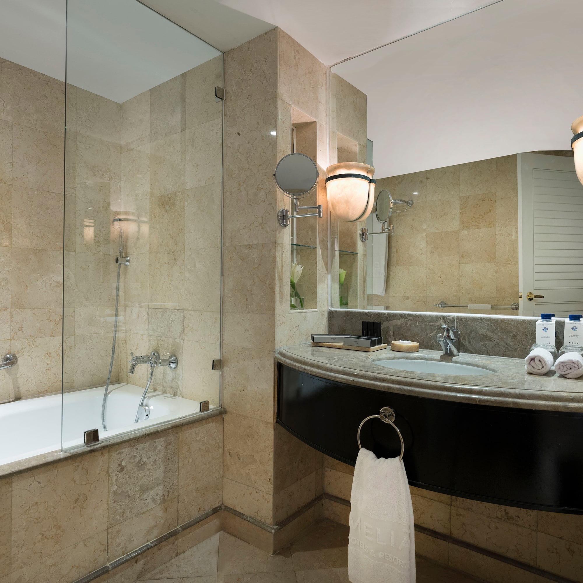 a bathroom with a sink and a bathtub