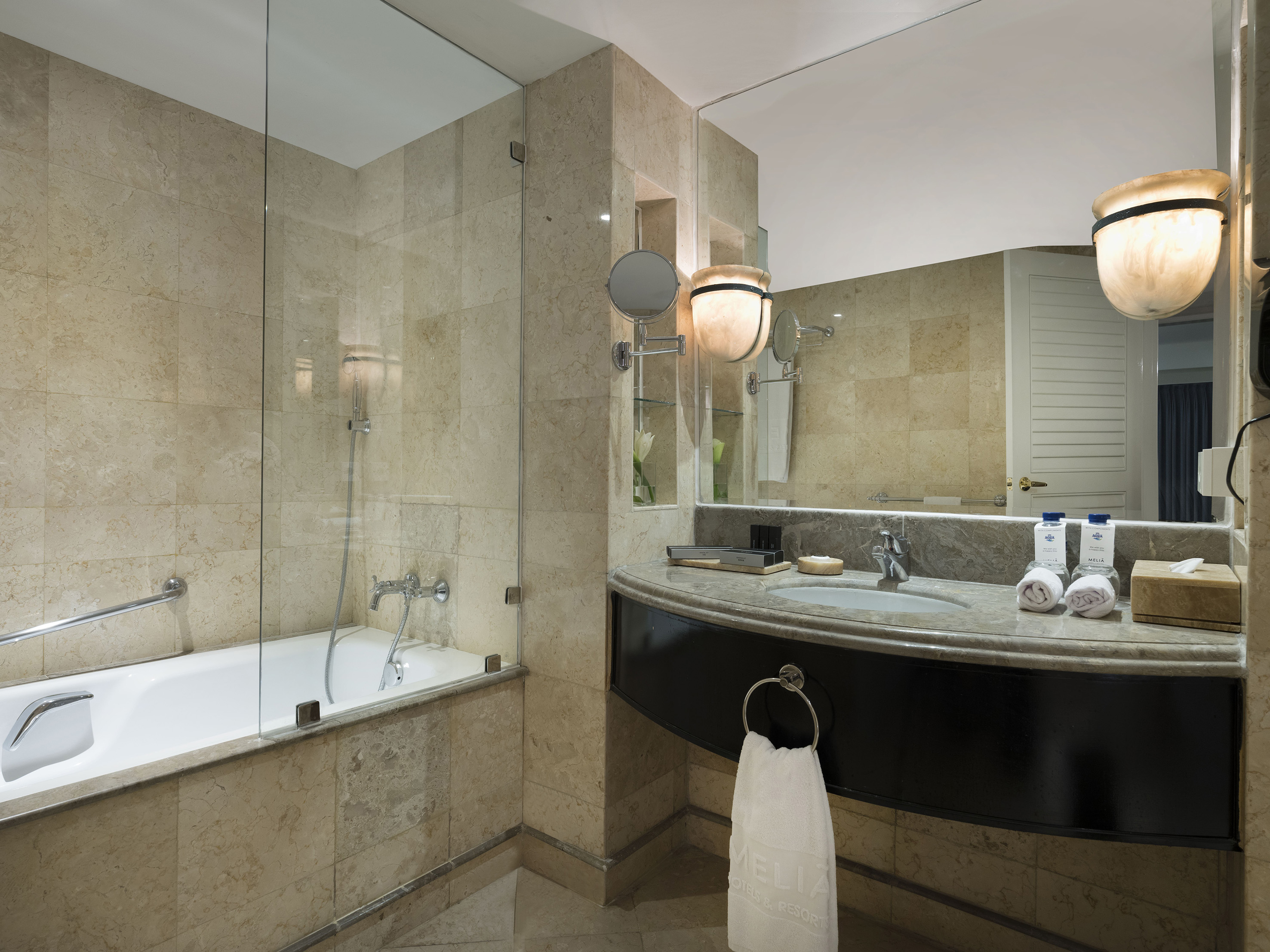 a bathroom with a sink and a bathtub