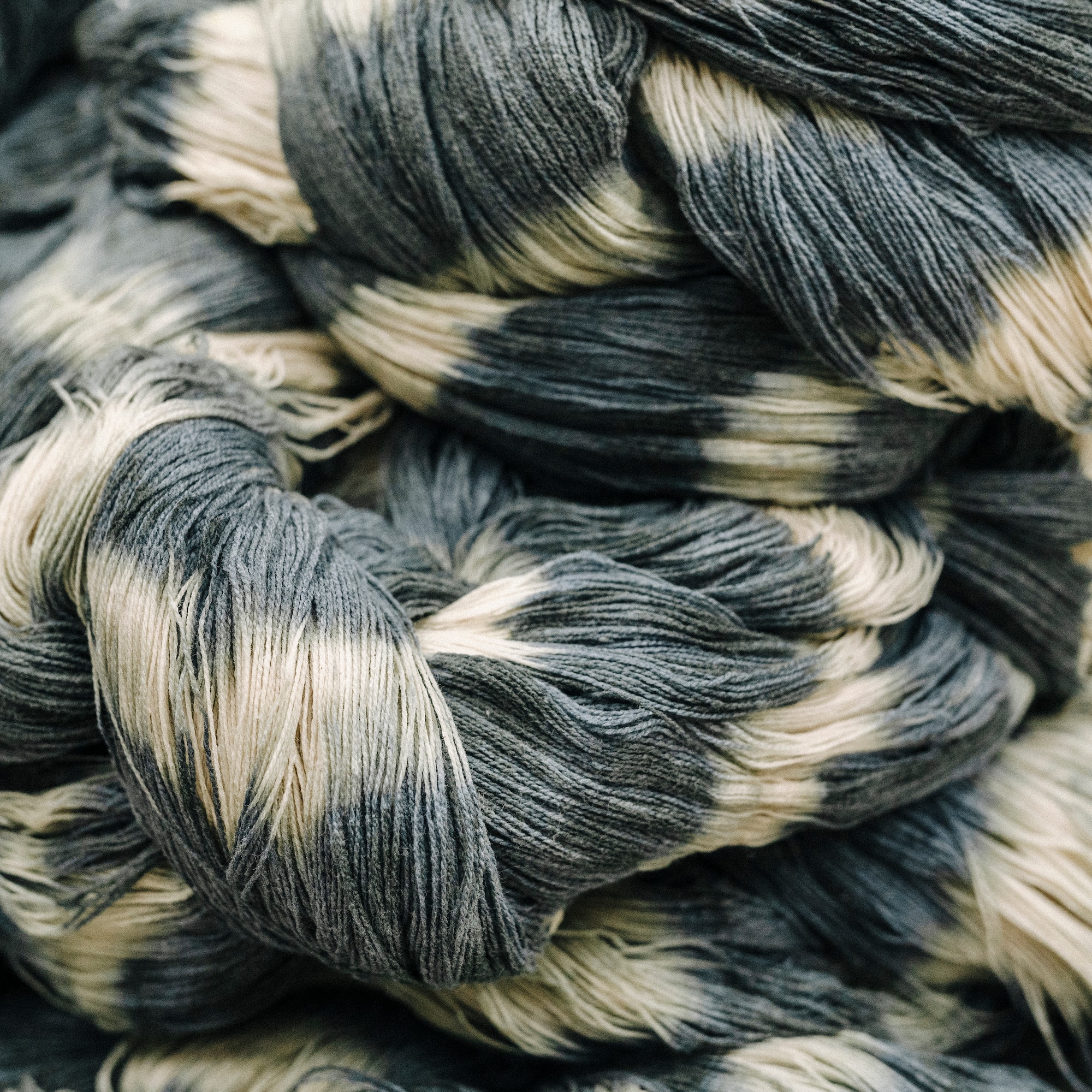 a close up of a yarn