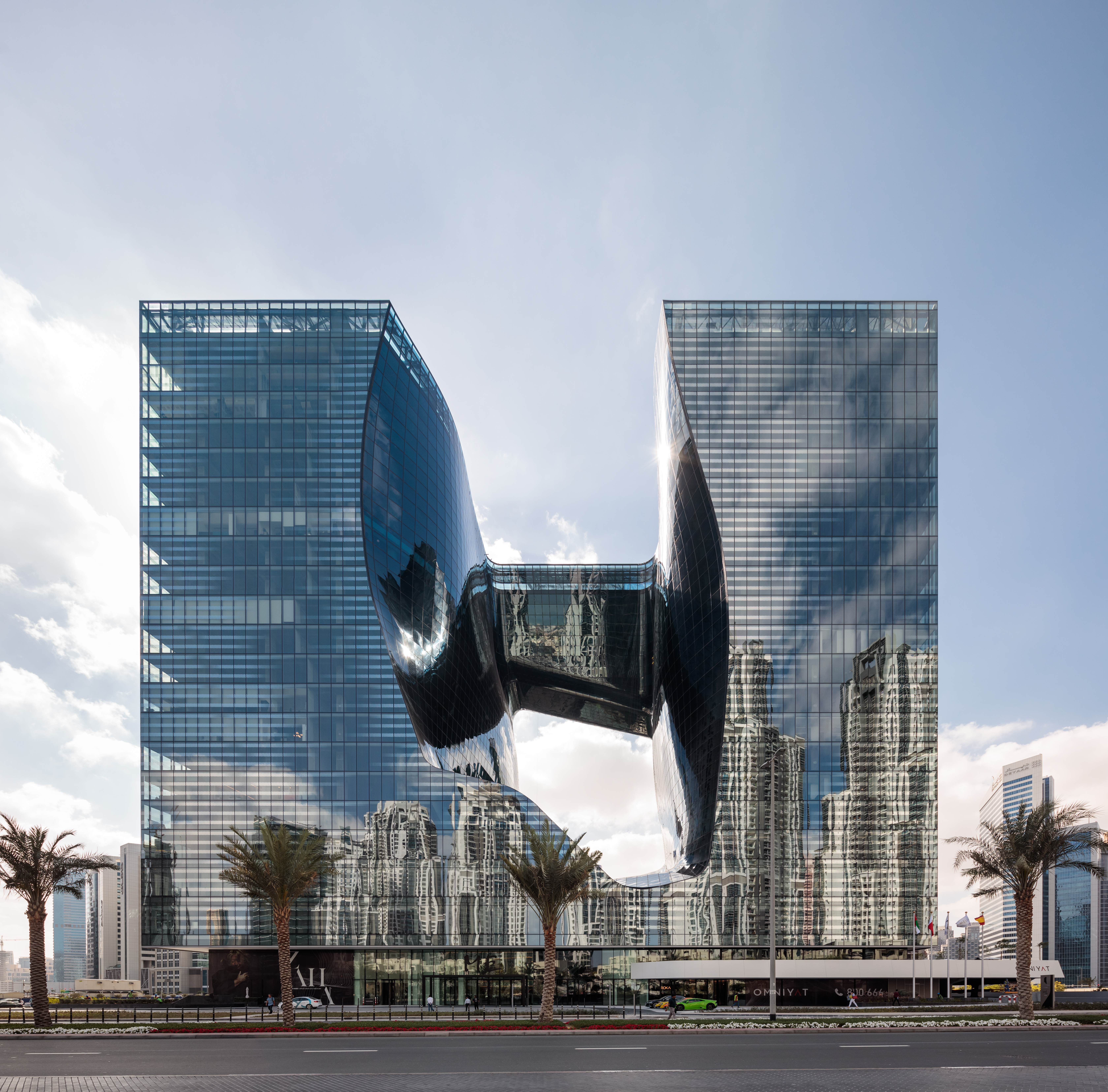 Dubai's Opus, Zaha Hadid's glass skyscraper with a unique central void.